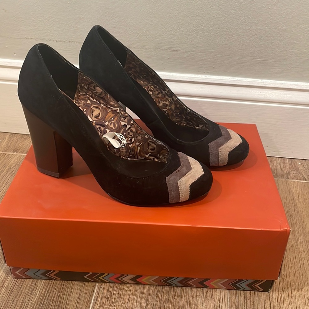 Missoni for Target suede pump size 8 black